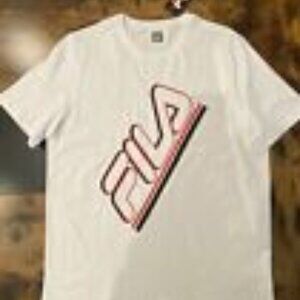 Brand New! FILA T-Shirt White, Size S,M,L, XL